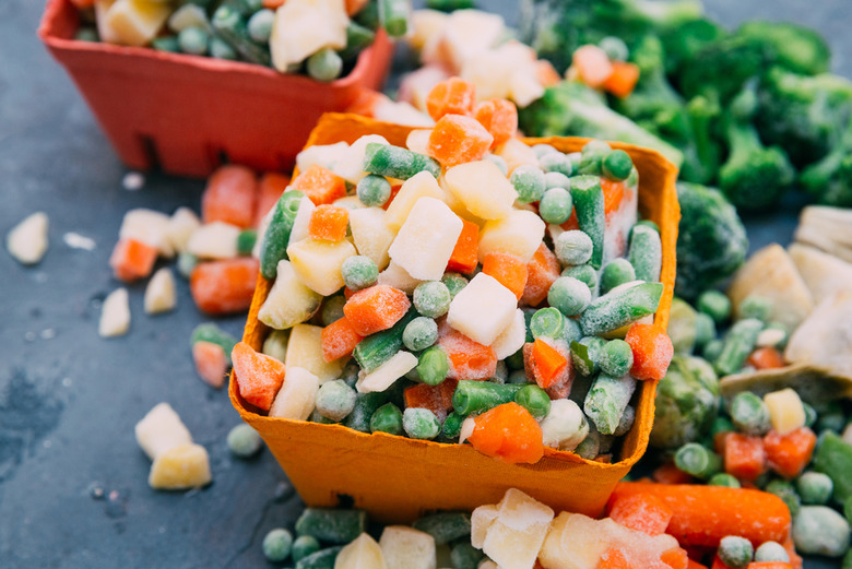 Stock up on frozen vegetables 