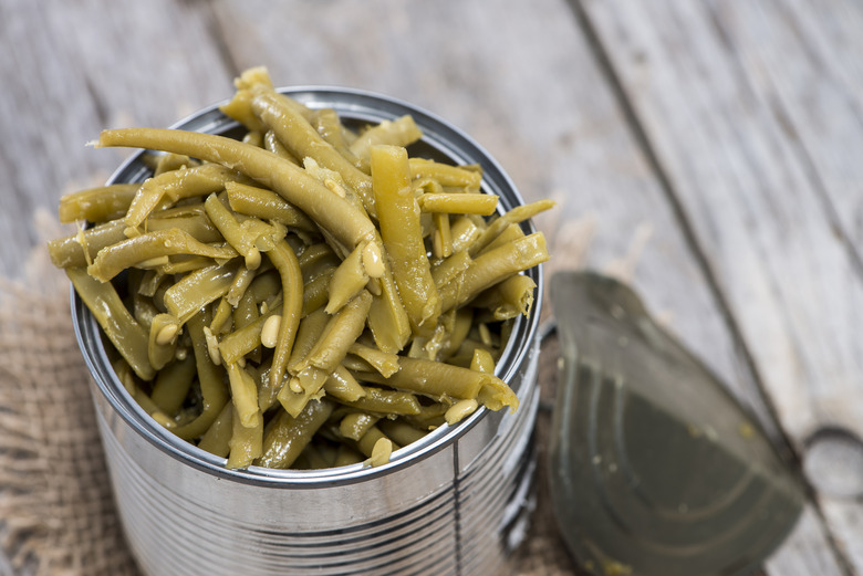 Canned fruit and vegetables