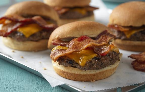 Maple-Bacon Beer Burger