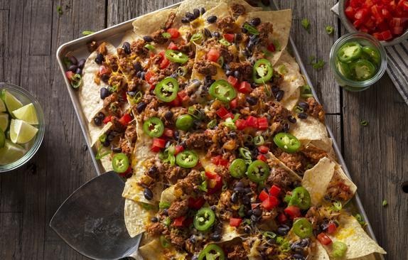 Mexican-Style Beef Sausage Nachos