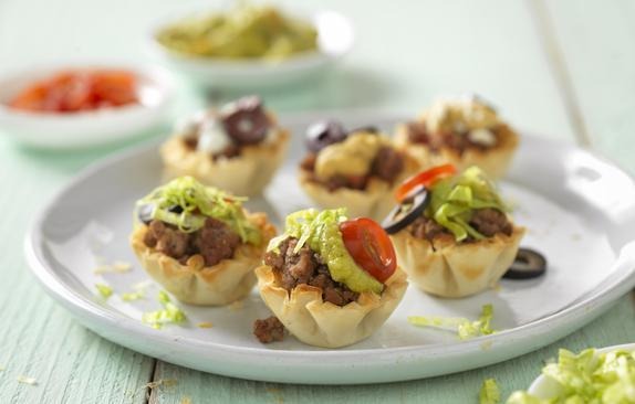 Tiny Taco Beef Tarts