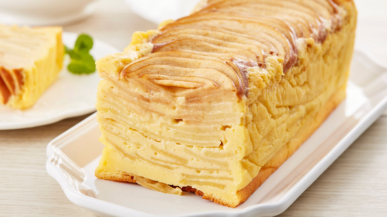 Gâteau invisible aux pommes