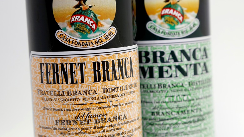 Two Fernet-Branca bottles