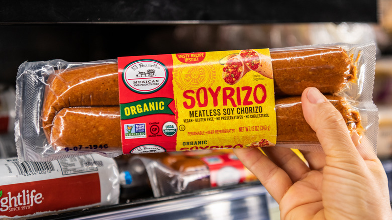 Soyrizo meatless chorizo package