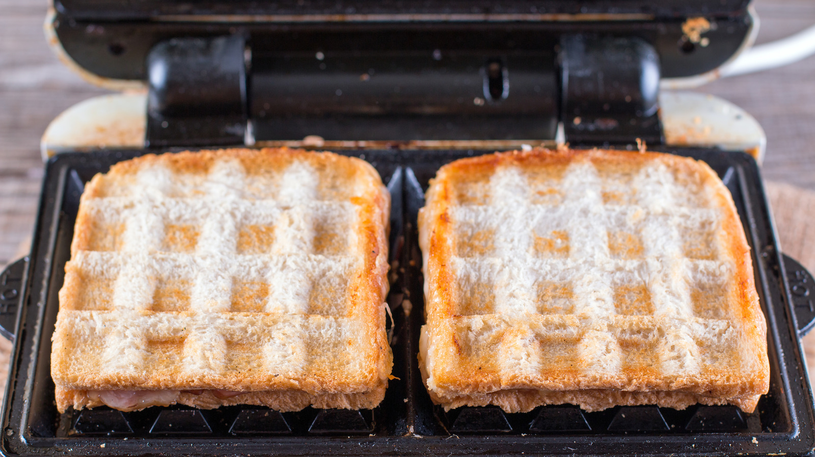 Hack Your Grilled Cheese And Tomato Soup With A Waffle Iron