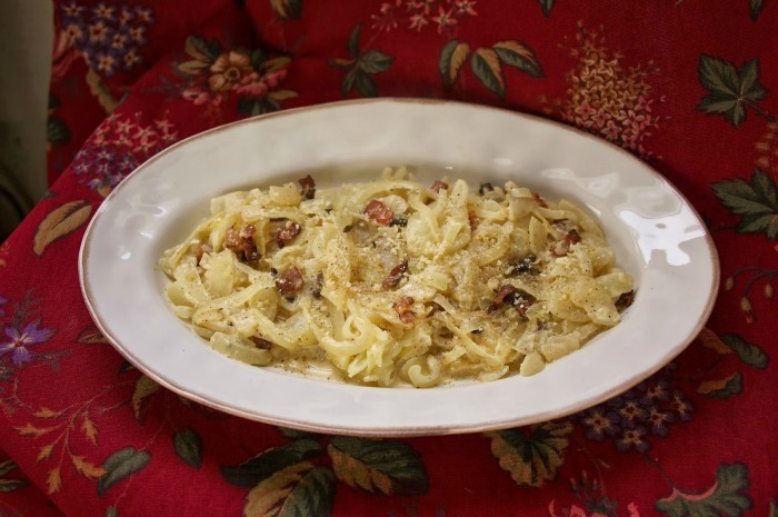 Onion Carbonara