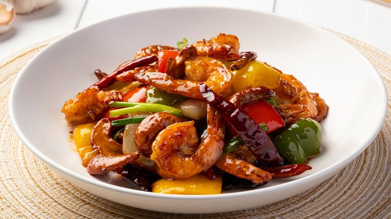 stir-fried shrimp