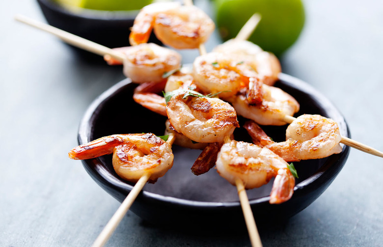 Grilled Shrimp with Apricot Sauce