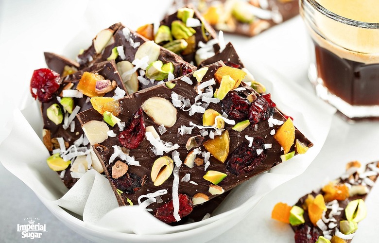 Fruit and Nut Dark Chocolate Bark 