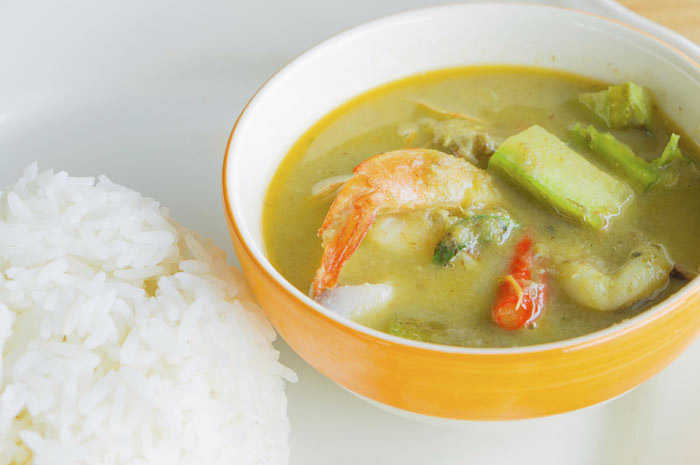 Prawn Green Curry 