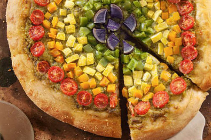 Rainbow Pizza 