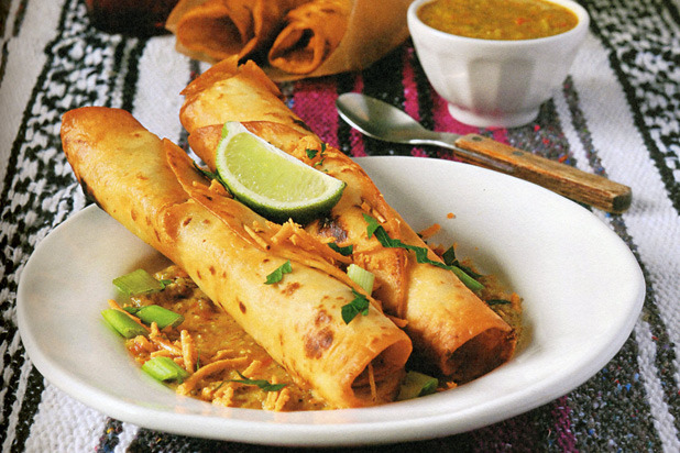 5. Vegan Tomatillo Taquitos