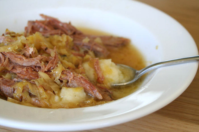 Slow-Cooker Pork and Sauerkraut