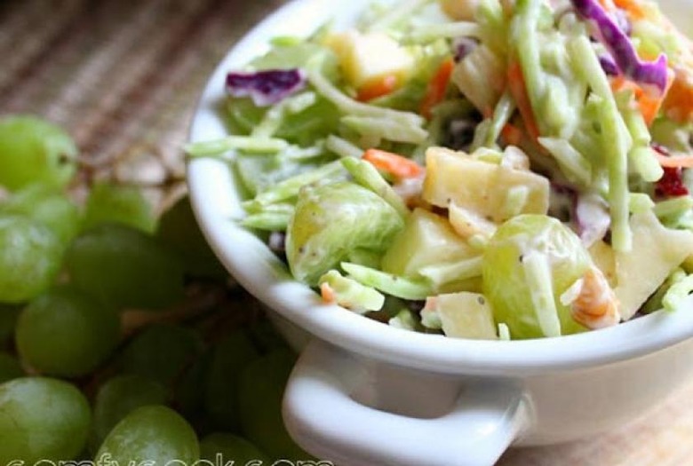 Broccoli Slaw Waldorf Salad