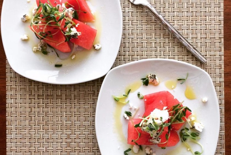 Watermelon and Goat Cheese Salad