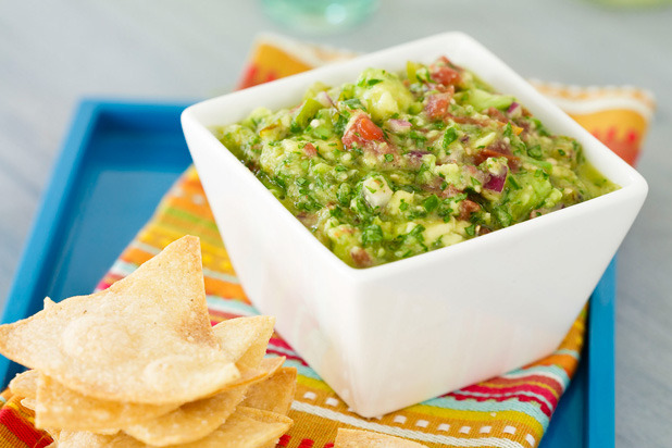 Tomatillo Guacamole Dip