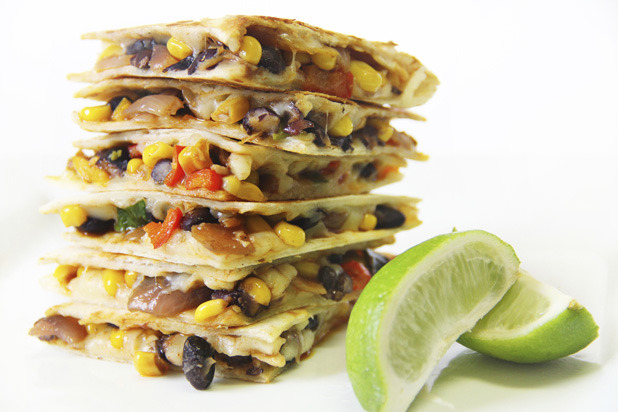 Black Bean and Corn Quesadillas