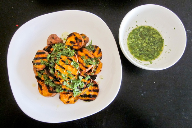 Grilled Sweet Potatoes