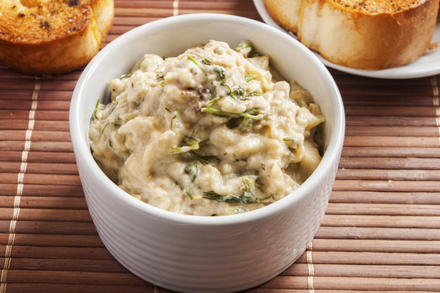 Grilled Garlic Eggplant Dip