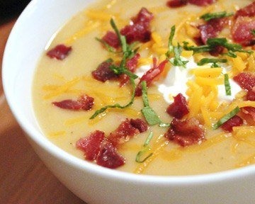 potato and cheddar soup