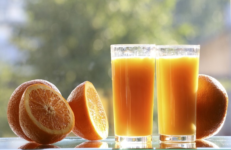 Oranges and orange juice