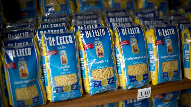 Bags of De Cecco pasta