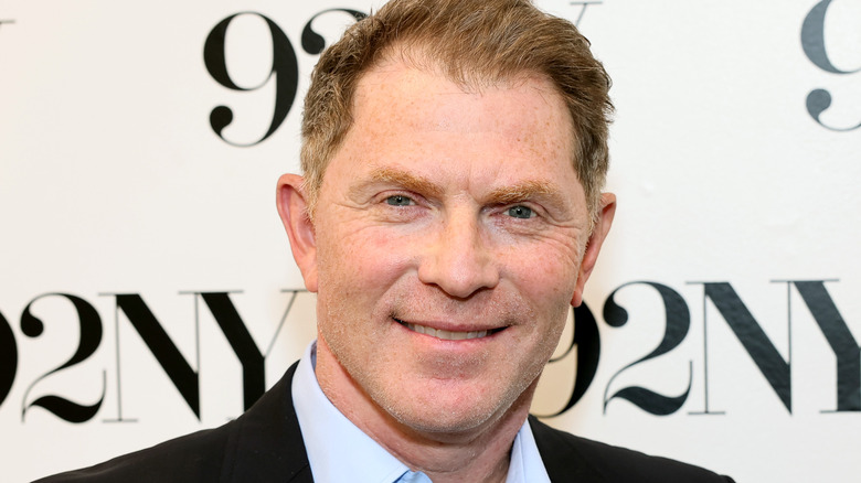 Bobby Flay smiling at event