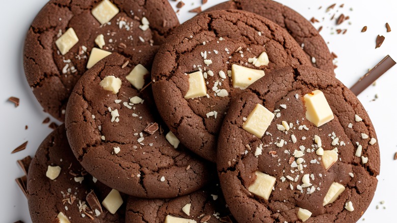 White chocolate chunk cookies