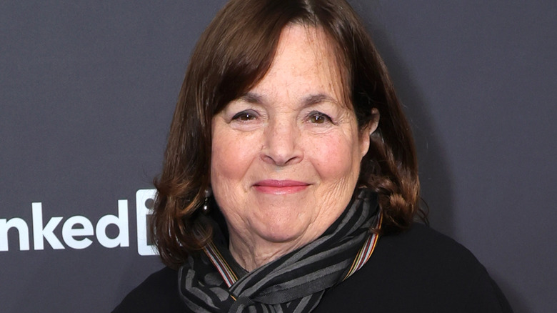 Ina Garten poses at event