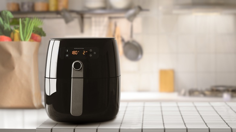 Air fryer on kitchen counter