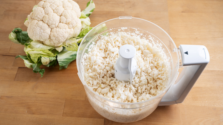 cauliflower in food processor