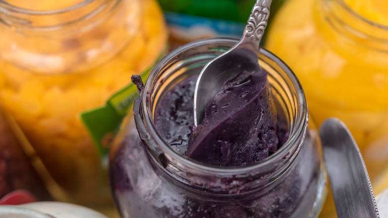 Jar of ube halaya