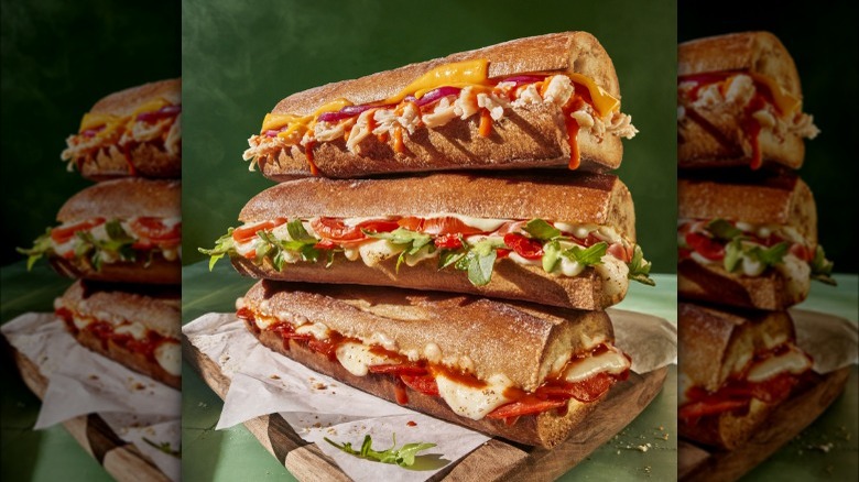 Panera's baguette sandwiches