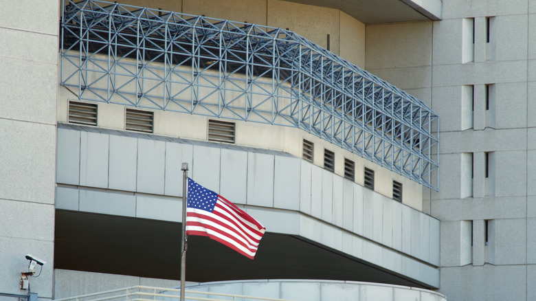 American prison exterior