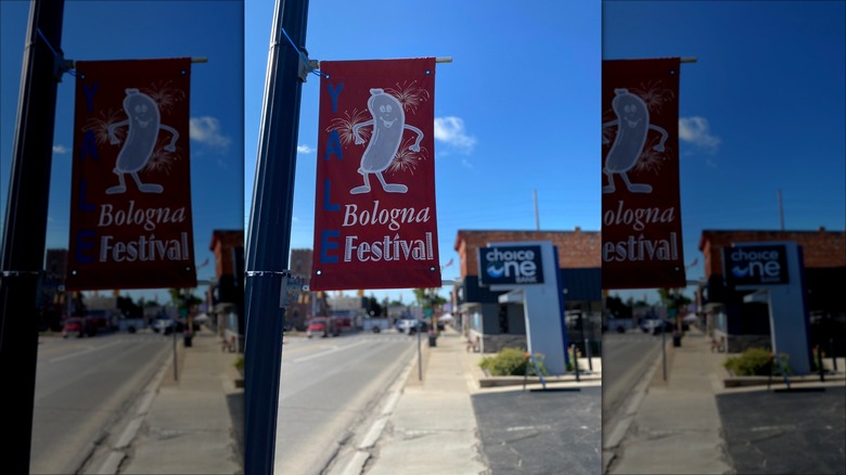 Yale Bologna Festival sign