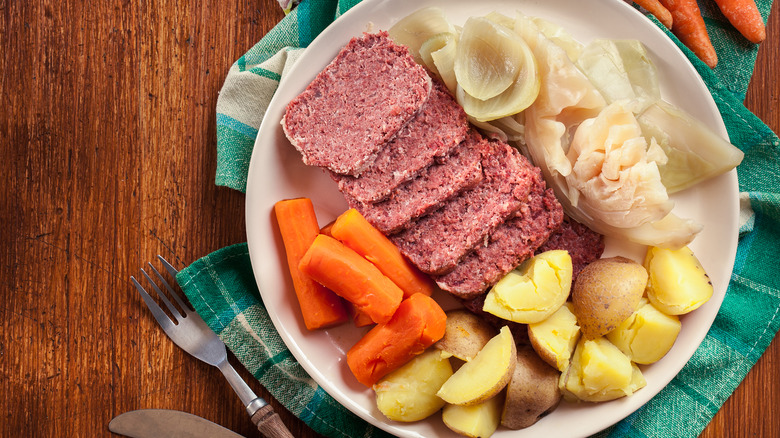 Corned beef and cabbage