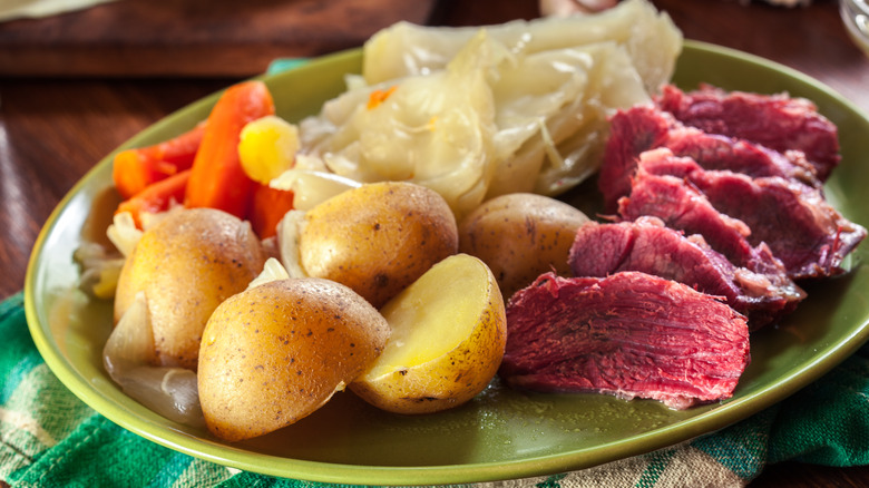 Boiled dinner plate