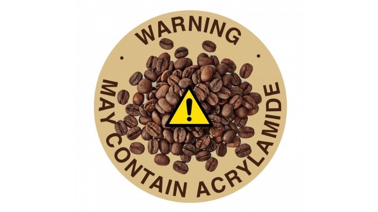 acrylamide warning on coffee