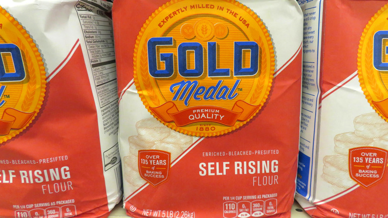 Bags of self rising flour