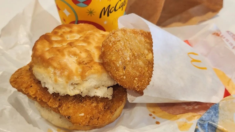 McChicken Biscuit meal