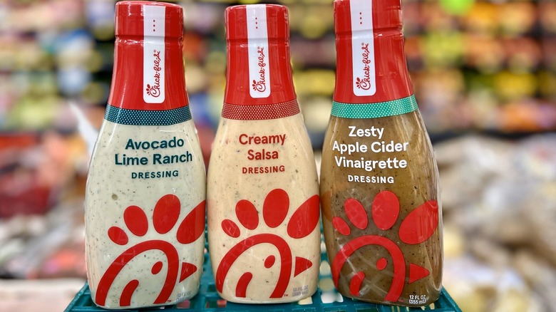 Chick-fil-A salad dressing bottles