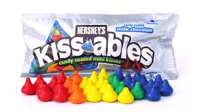 Hershey's Kissables package with candy 