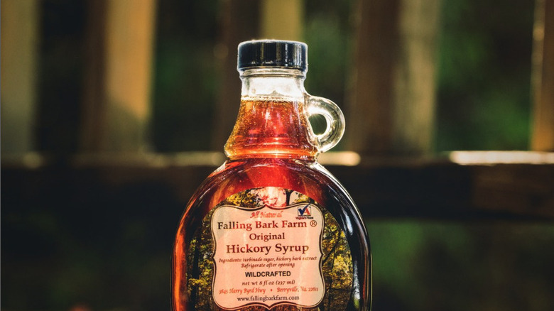 hickory syrup bottle