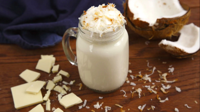 Toasted Coconut White Hot Chocolate