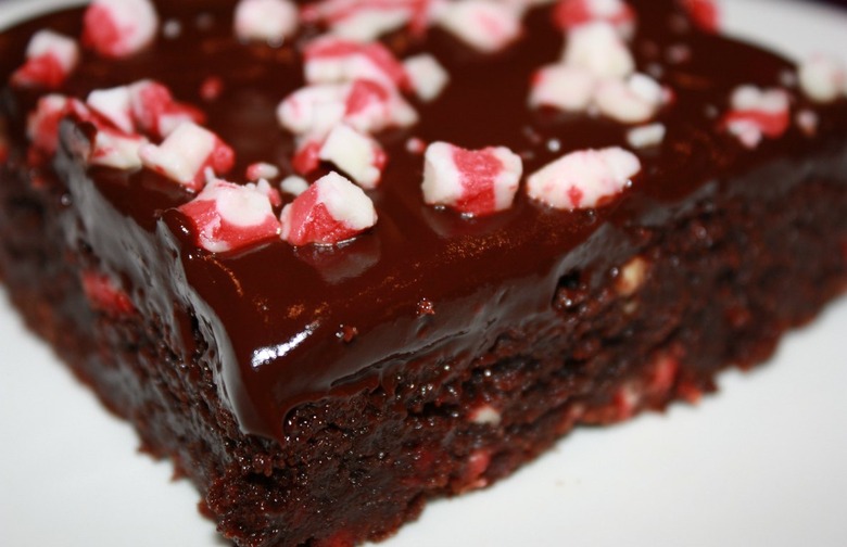 Chocolate Peppermint Cocoa Brownies