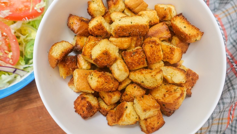 Make your own croutons