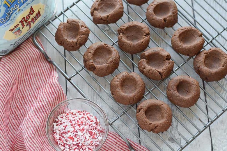 Gluten-Free Chocolate Thumbprint Cookies