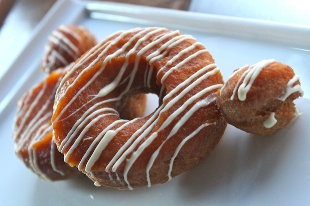 Homemade Pumpkin Cake Doughnuts