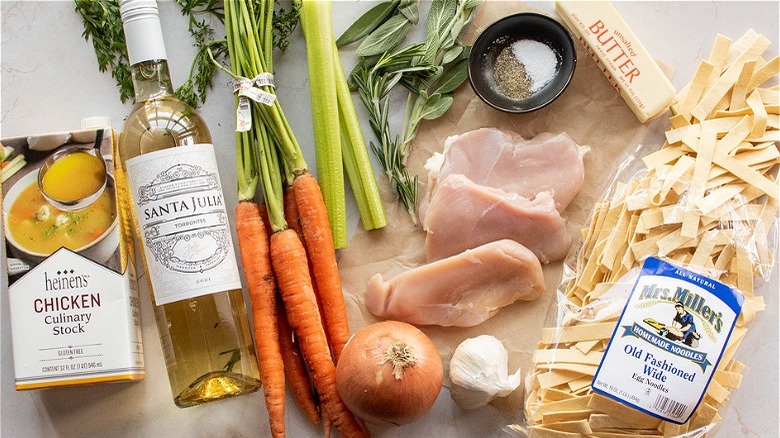 chicken noodle soup ingredients 