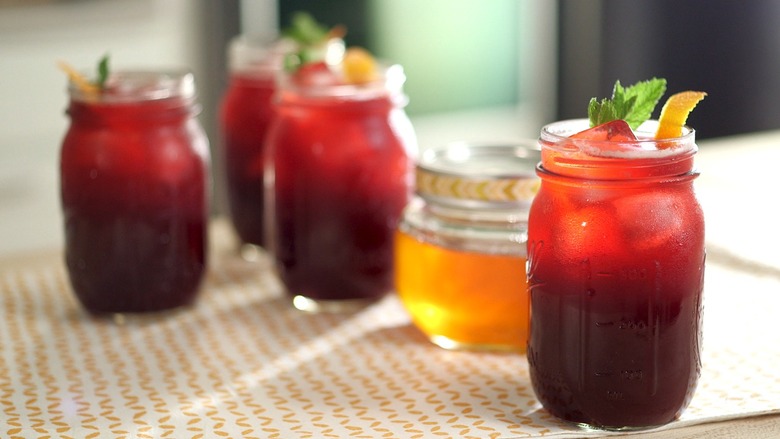 Honey-Hibiscus Orange Punch